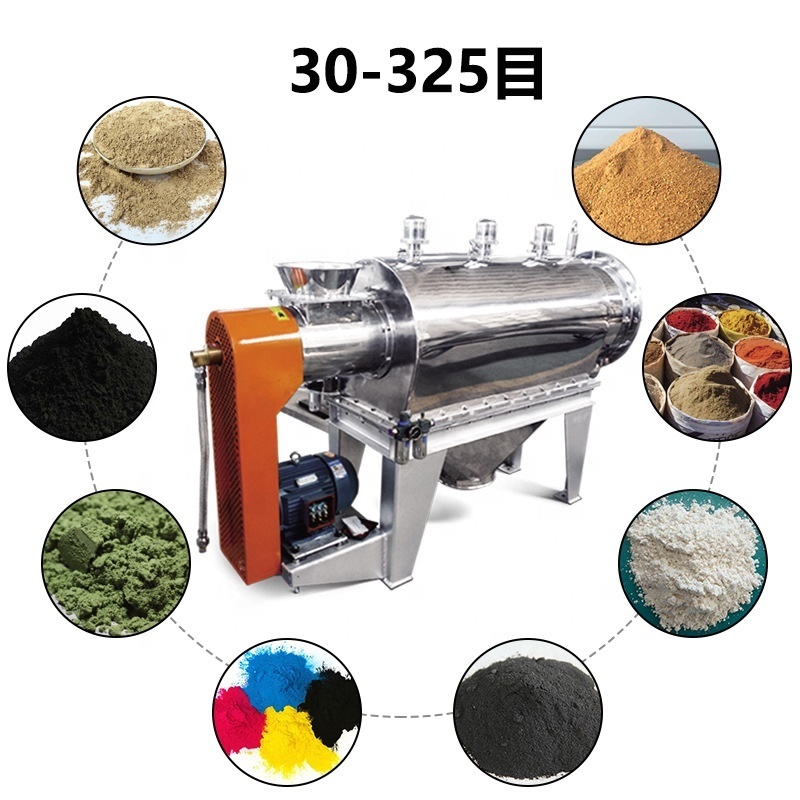 WQS Cyclone Screen Baobab Powder Flour Powder Glucose Xylitol Filter Separation Horizontal Airflow Centrifugal Sifter Sieve