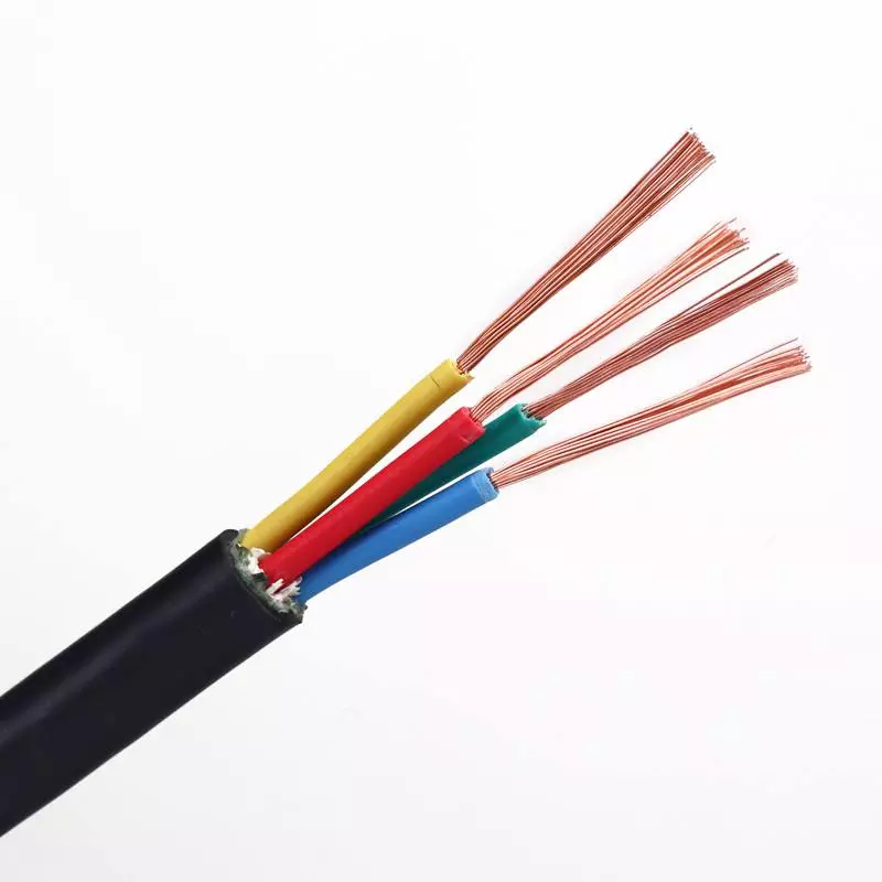 PVC Wire Cable Electric Wire 2 3 4 5 6 Core Flexible RVV Cable