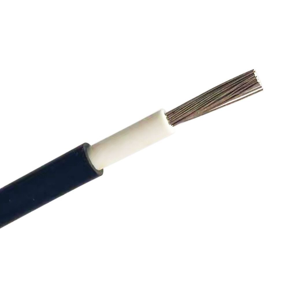 TUV certificate xlpo insulation pv solar cable 1000V 1500V 4mm2 6mm 10mm power pvc sheath dc pv cable solar cable