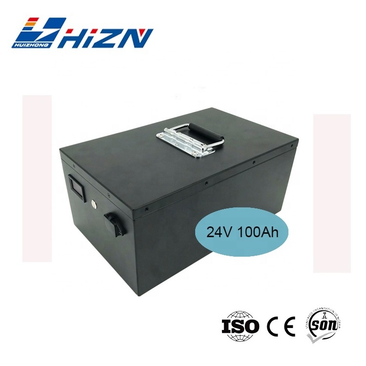 Manufacturer LiFePO4 24V 100Ah lithium ion battery for Lead Acid Replacement