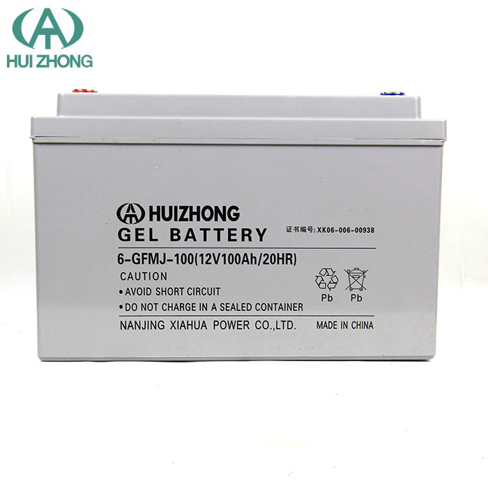 12V 100Ah 150Ah 200Ah Solar Gel Battery Rechargeable Lead Acid Bateria