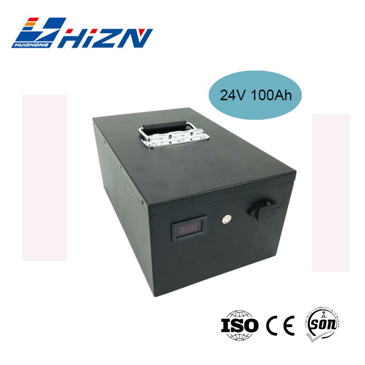 Manufacturer LiFePO4 24V 100Ah lithium ion battery for Lead Acid Replacement