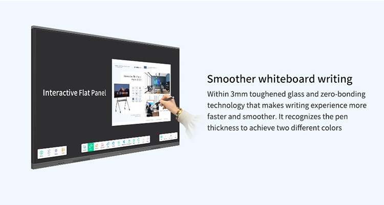 2023 New Design Interactive Board and Portable Interactive Board for Classroom Smart Interactive Whiteboard Meeting Smart board