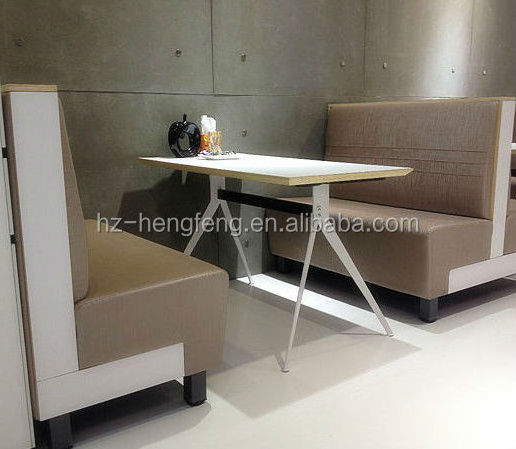 Modern restaurant sofa booth seating