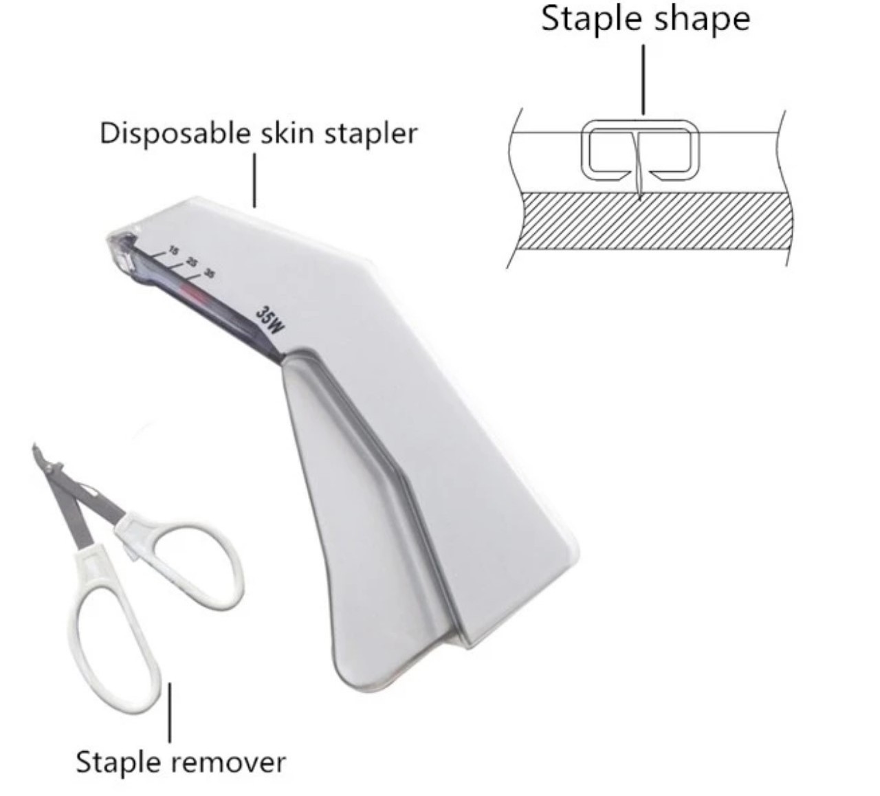 Factory Skin Stapler Staples Disposable Skin Stapler And Surgical Staples for surgical