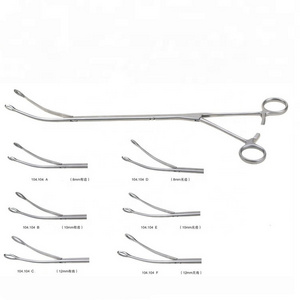 Thoracoscopic surgical instruments Thoracic operation equipment amphiarthrosis/Double joint  Egg circle clamp/sponge forceps