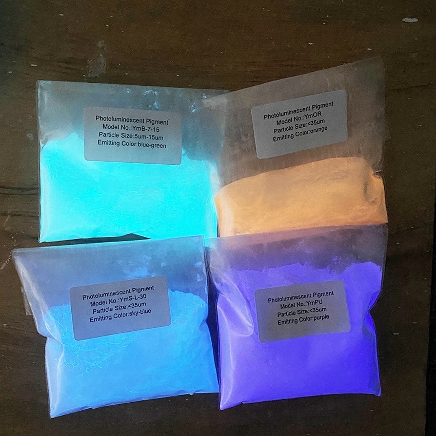 Free Samples Night Glow In The Dark Fluorescent Pigment Powder glow dark powder,luminous pigment powder