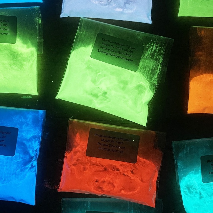 Free Samples Night Glow In The Dark Fluorescent Pigment Powder glow dark powder,luminous pigment powder