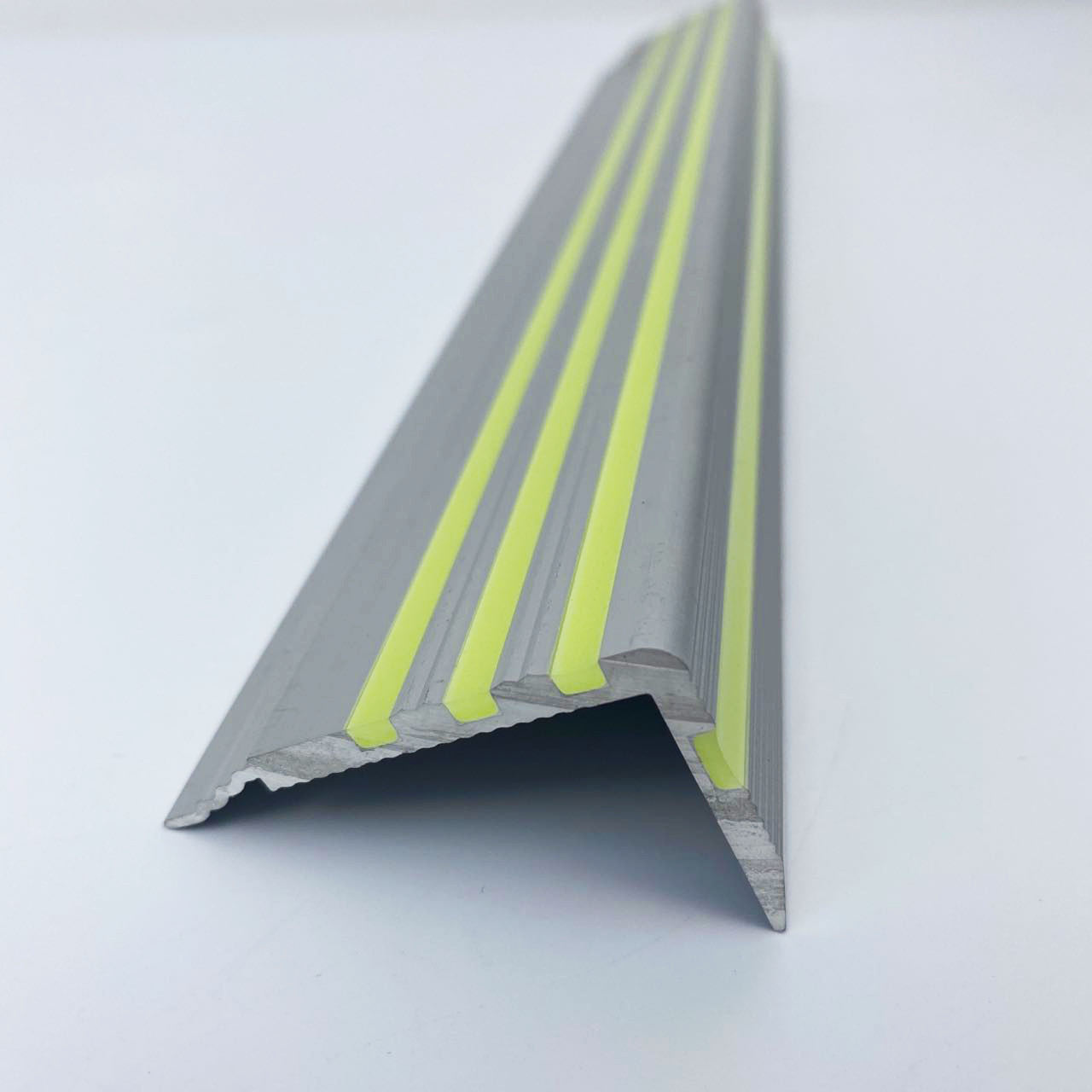 Aluminum luminous stair nosing anti slip glow in dark strip for staircase