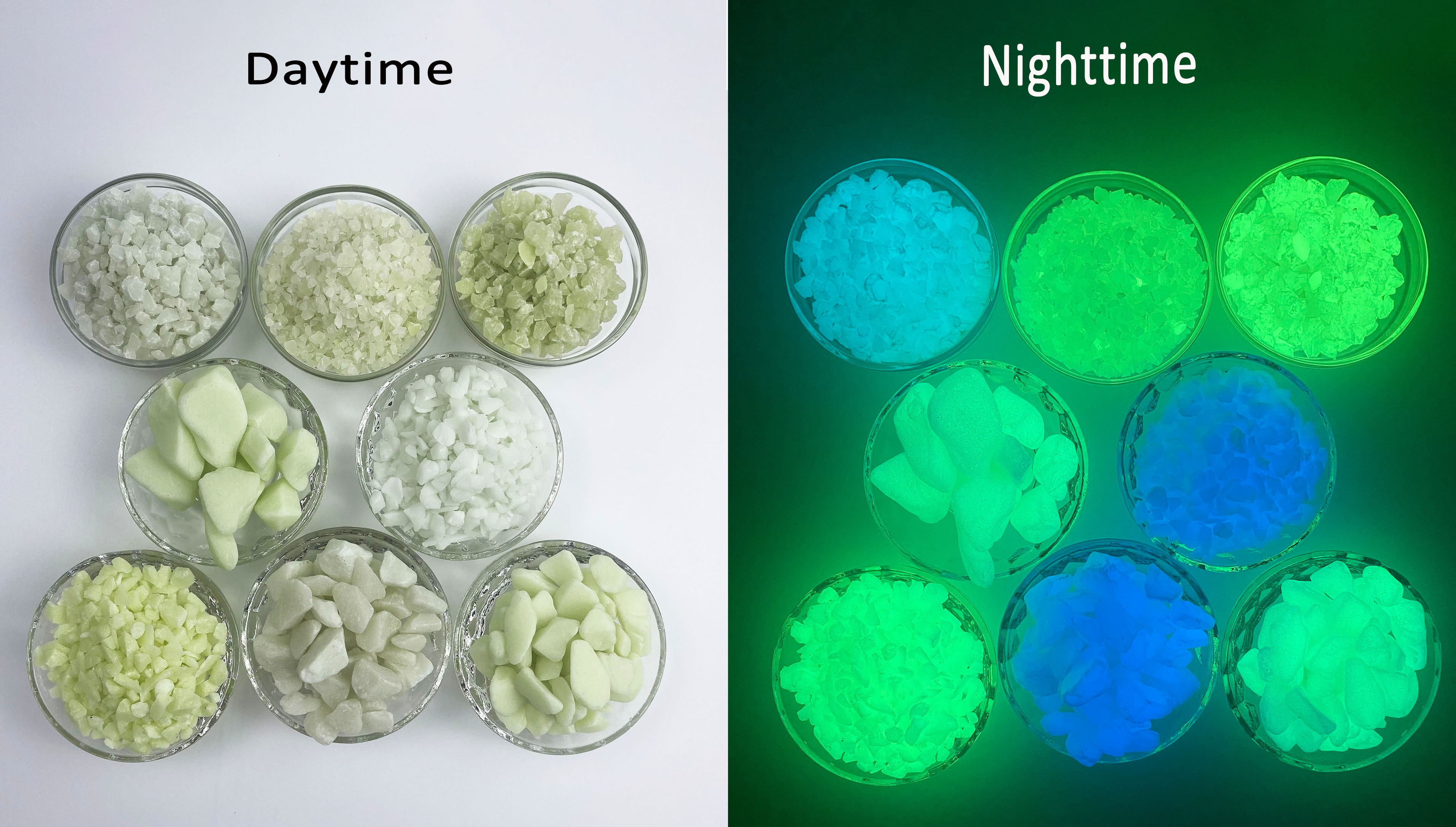 Glowing Paving Stone Luminous Stones Glow In Dark Garden Pebbles Natural Glowing Stone