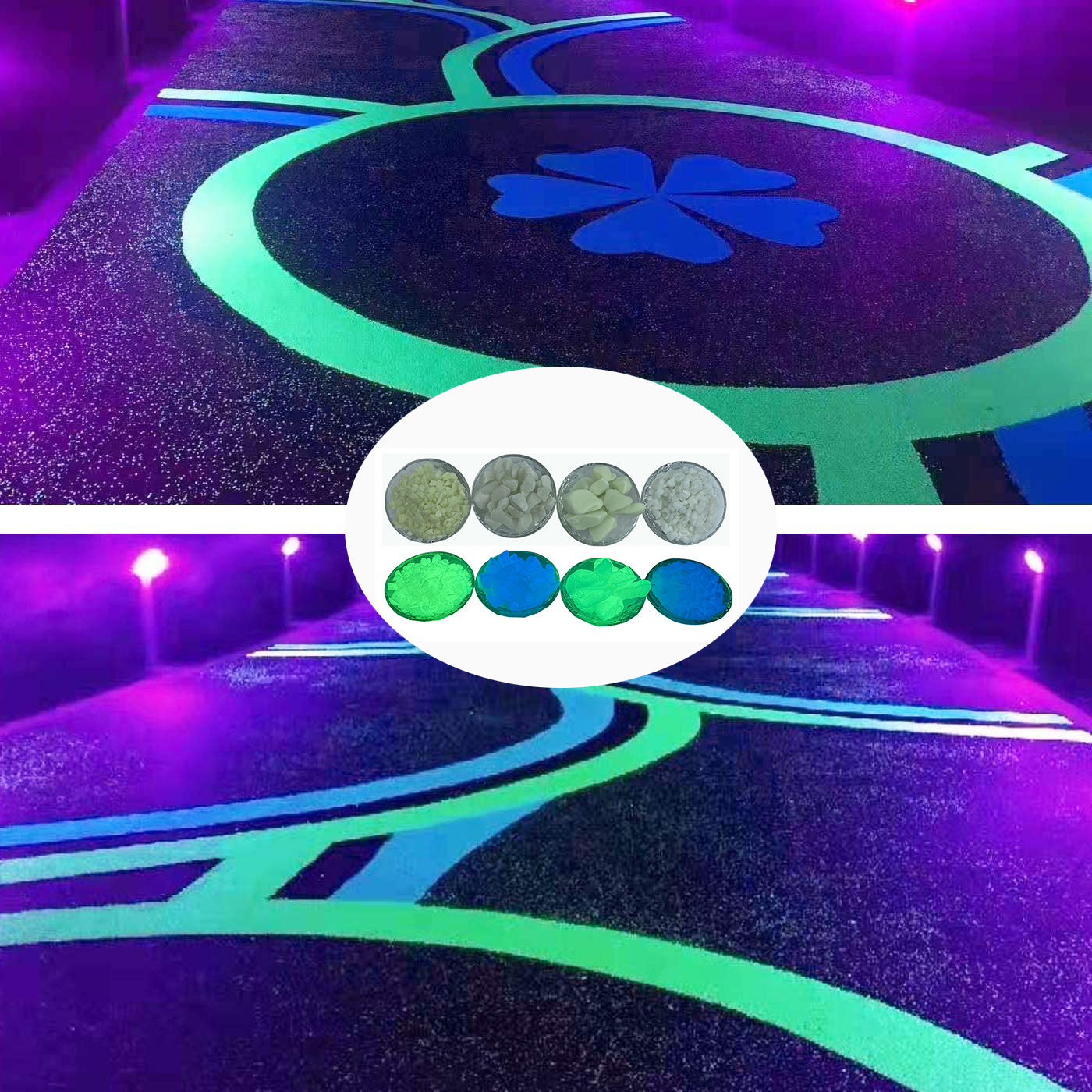 Glowing Paving Stone Luminous Stones Glow In Dark Garden Pebbles Natural Glowing Stone