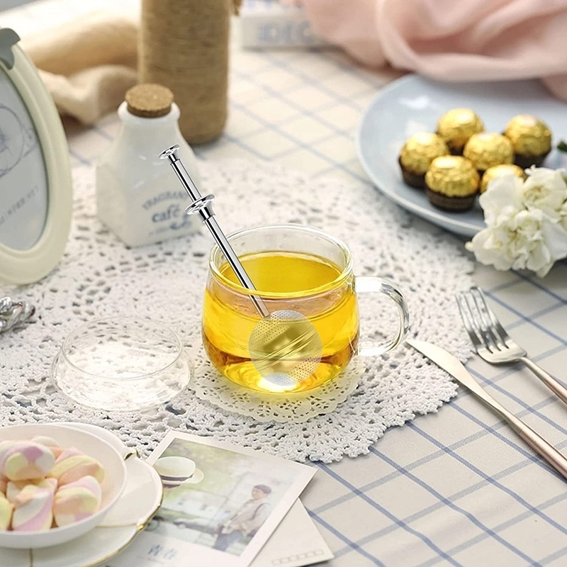 China supplier wholesale tea maker stainless steel wire mesh tea infuser strainer tea ball for  loose leaf