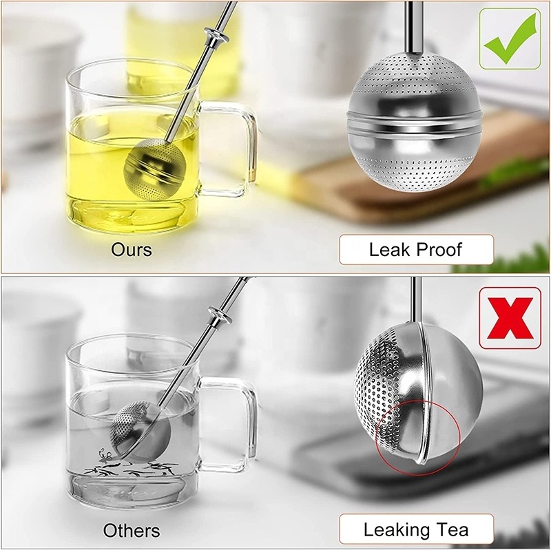 China supplier wholesale tea maker stainless steel wire mesh tea infuser strainer tea ball for  loose leaf