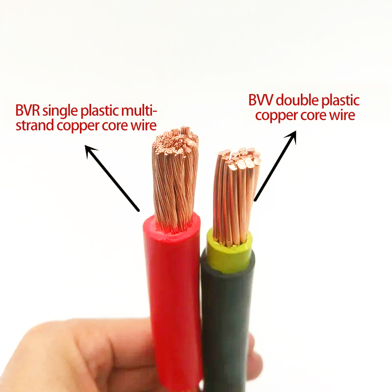 BVR Electric Wire Soft Flexible Good Bendability BVR Single Plastic Multi-Strand copper core wire