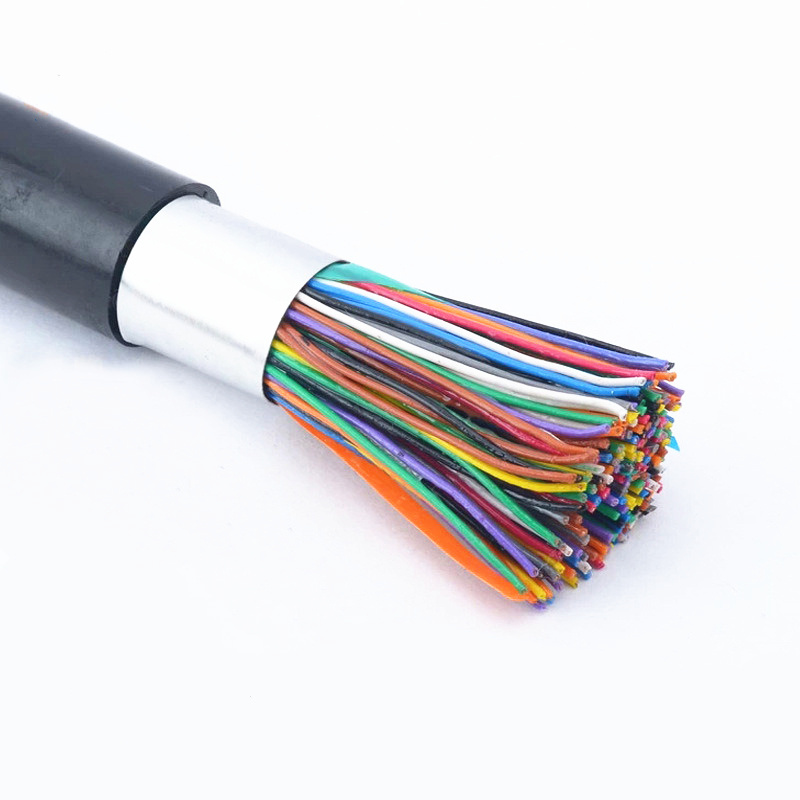 2/25/50 pairs direct burial cat5 cat3 telephone cable 24AWG copper core underground communication cable