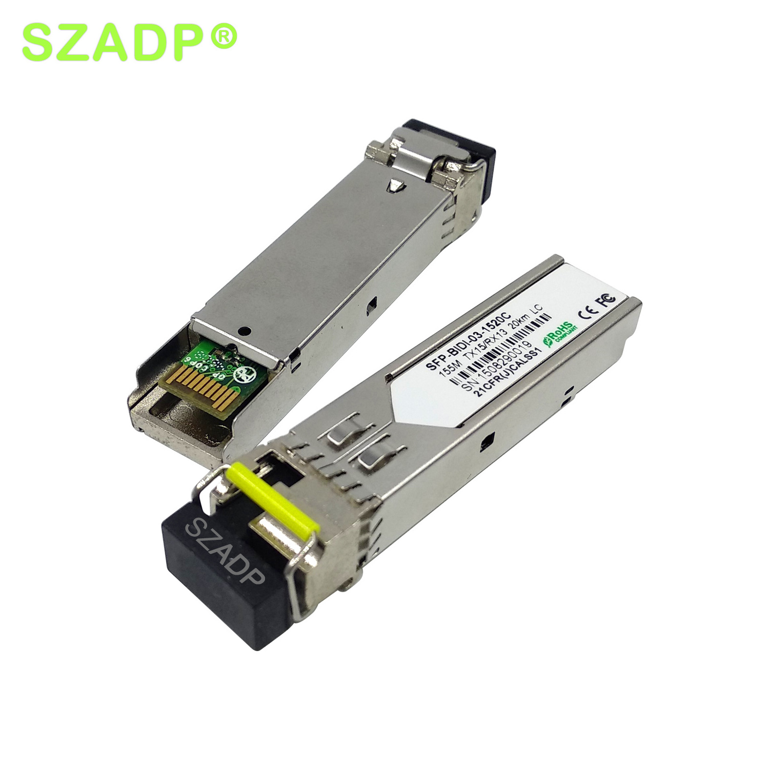 Optical Module SFP SC LC 1270/1330 Single Mode 10G  1310/1550 1.25G  20KM/60KM Fiber Optic Transceiver Module