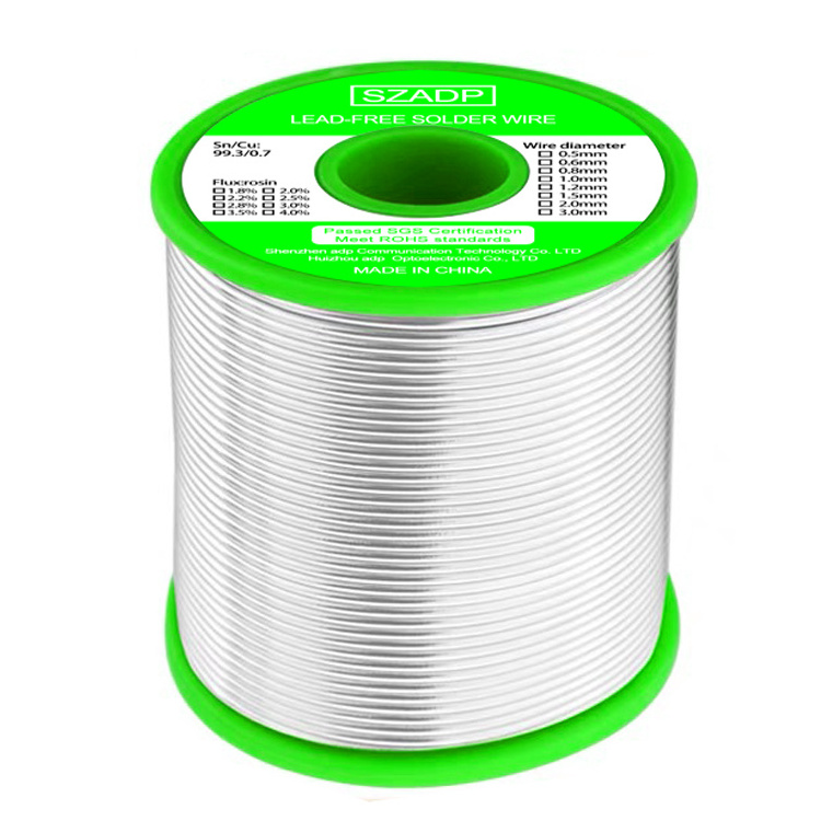 Lead Solder wire High Electrical Conductivity Tin Wire 0.8/1.0/2.0mm Mid-temperature Solder wire