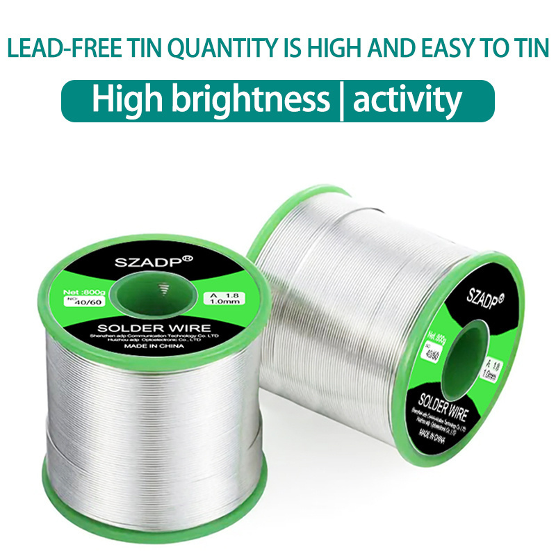 Lead Solder wire High Electrical Conductivity Tin Wire 0.8/1.0/2.0mm Mid-temperature Solder wire