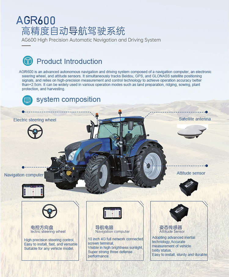 Autopilot Automated Steering System GPS Tractor Guidance System tractor autopilot