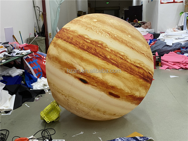 LED Inflatable Earth Moon Lighting Space Planet Balloon for Decoration