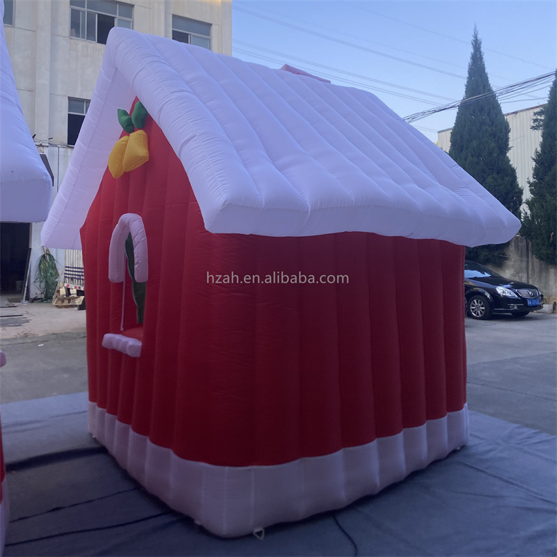 Inflatable Christmas house commercial giant inflatable Christmas house bouncy for Xmas decorations