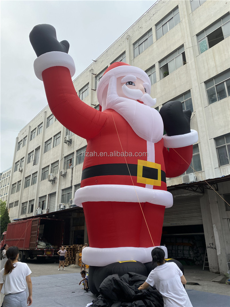 Santa Inflatable Giant 33ft/10m Christmas Santa for Christmas Decoration