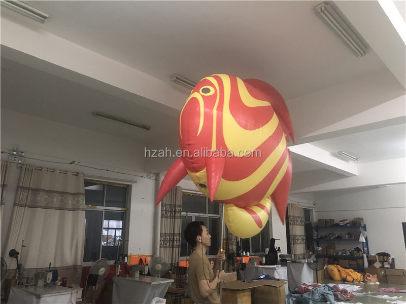 Wholesale price Inflatable Goldfish Balloon Parade Props Fish Costume