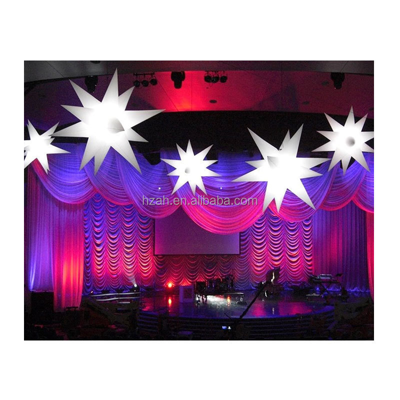 Event Lighting Inflatable LED Star for Night Club Decoration