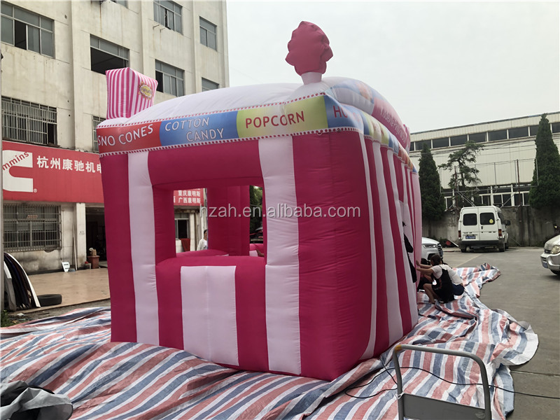 Carnival Treat Shop Inflatable Kiosk Food Booth Tent for Outdoor Advertising