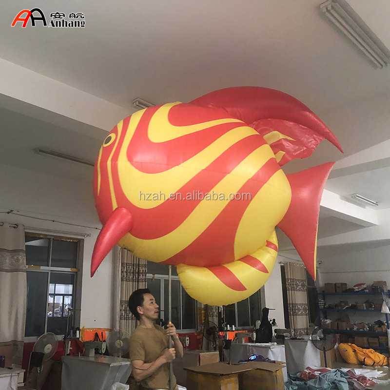 Wholesale price Inflatable Goldfish Balloon Parade Props Fish Costume