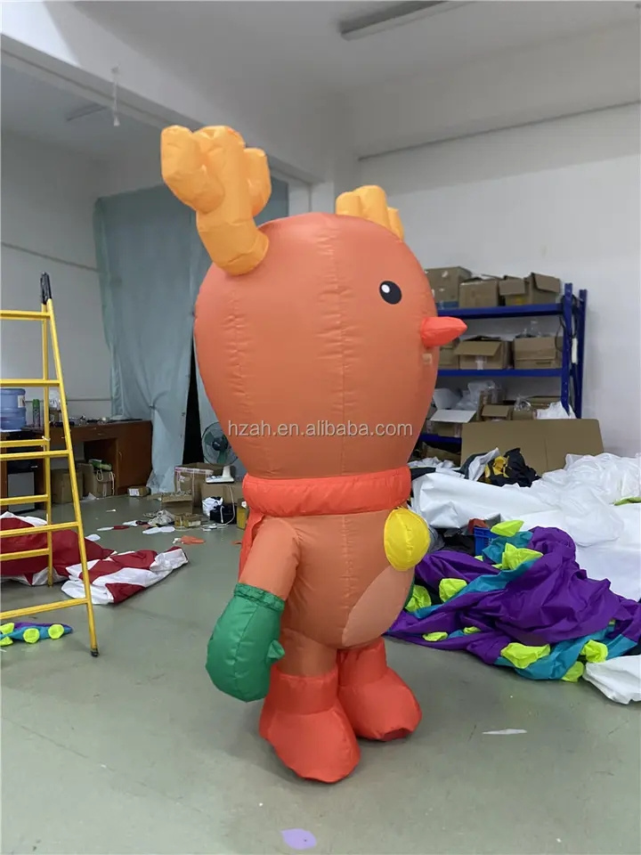 Christmas Inflatable Reindeer Costume for Christmas Outdoor Parade Decoration