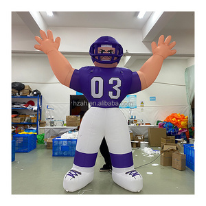 Custom Super Bowl Inflatable Multiple Color Giant Inflatable NFL Players with helmet for sale