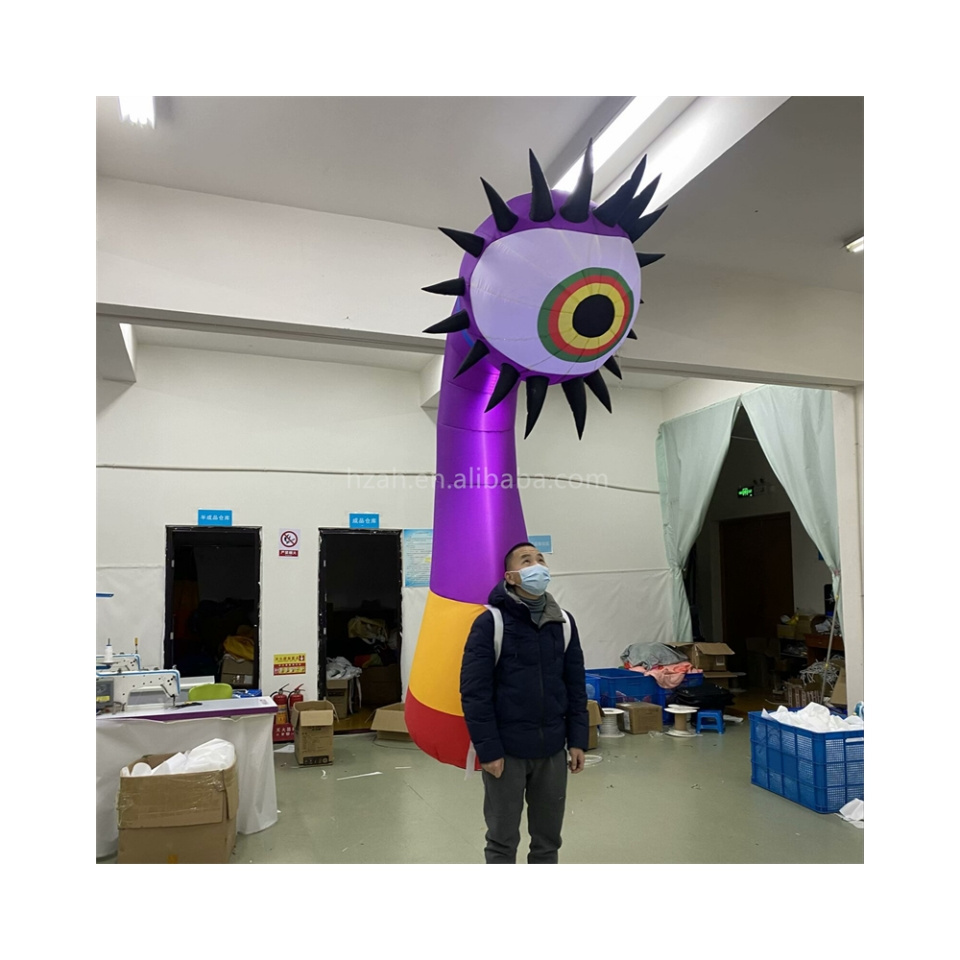 Inflatable One-eyed Monster Mascot Costume for Halloween Carnival Party