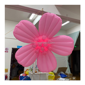 1.8m White Inflatable Led Light Flower Inflatable Blossom for Stage Ceiling Decoration