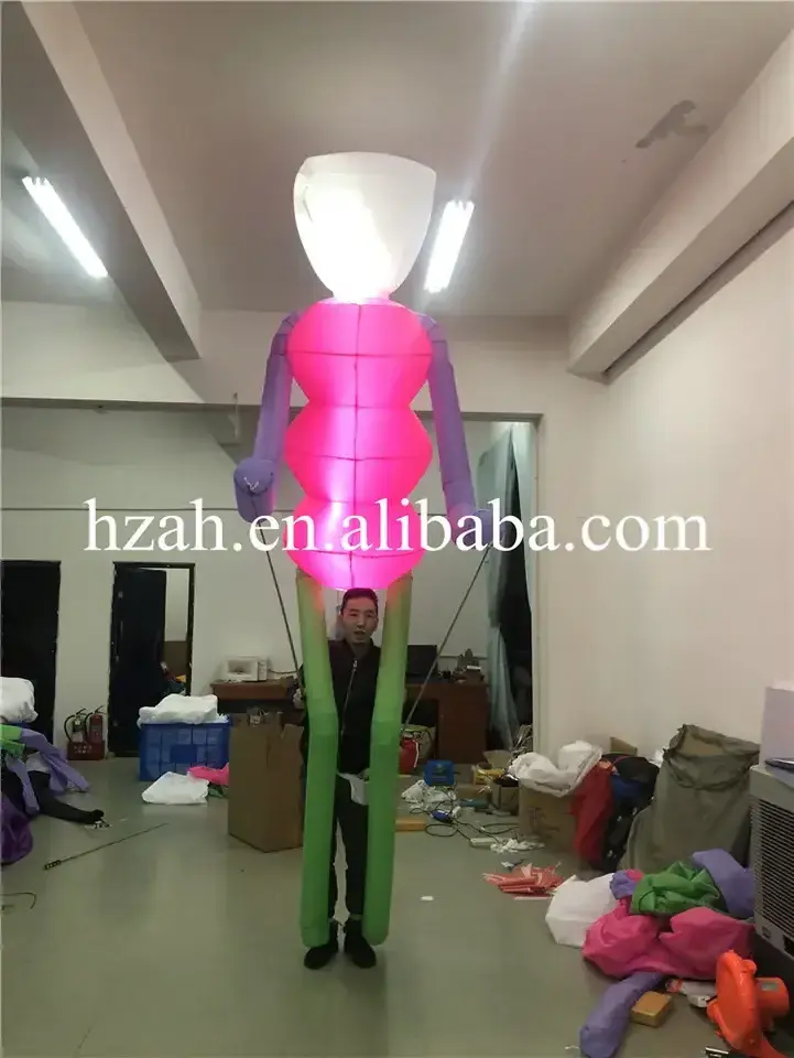 Led Inflatable Puppet Walking Costume For Parade Events Show