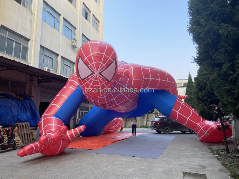 Giant Inflatable Spider-Man Inflatable Character Model for Event Decoration