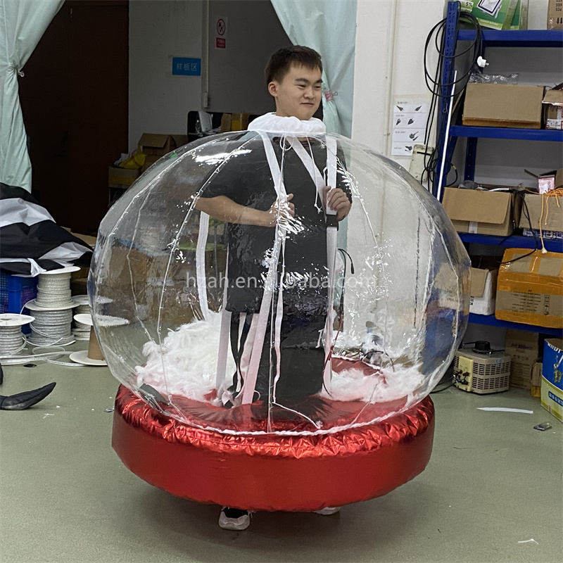 Giant PVC Inflatable Snowball Costume for Parade Events