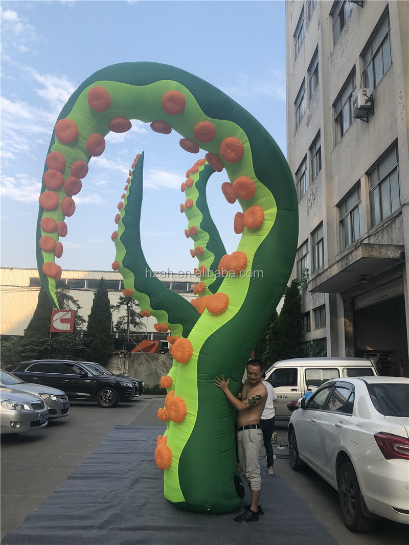 Hot Sale Giant Inflatable Octopus Tentacle for Building Decoration