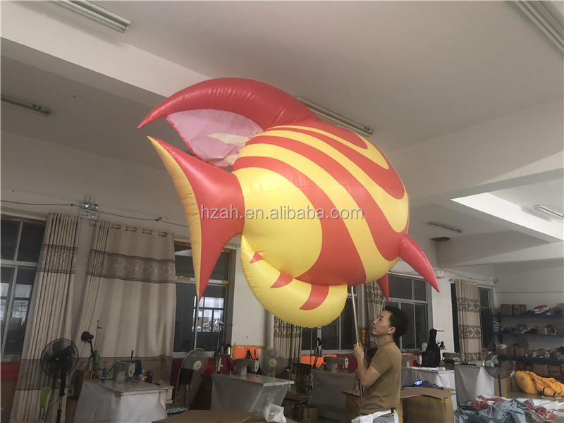 Wholesale price Inflatable Goldfish Balloon Parade Props Fish Costume