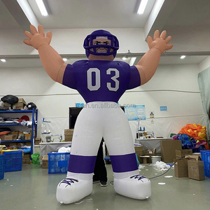 NFL Football Game Decoration Inflatable Rugby Player Inflatable Football Player for Event