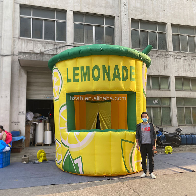 Drink Tent Inflatable Lemonade Booth Kiosk Stand Inflatable Cup