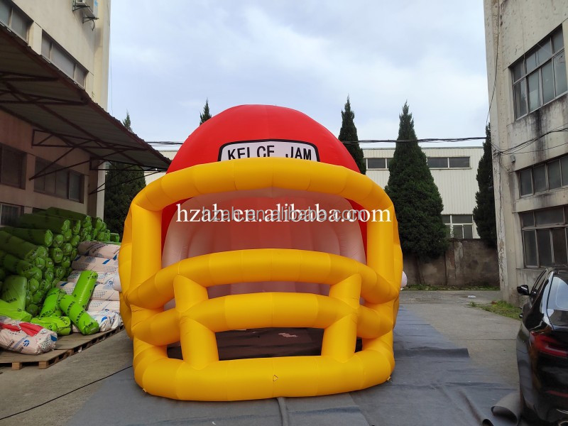 NFL sports decoration giant inflatable helmet and tunnel