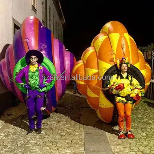 Giant Inflatable Snail Costume for Holiday Parade Event