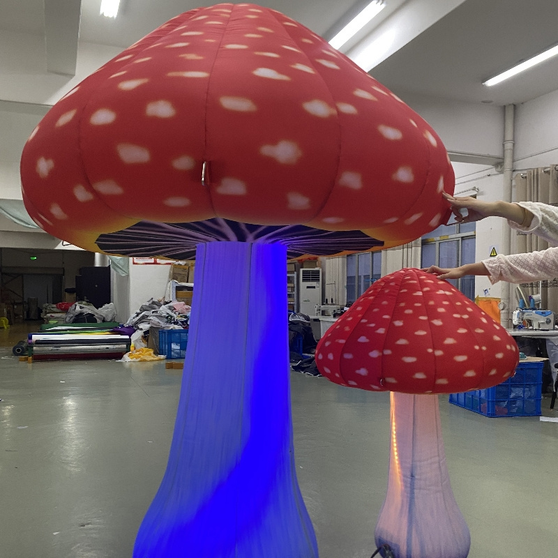 Giant Decoration Inflatable Mushroom Blow Up Mushroom Balloon For Festival Nightclub