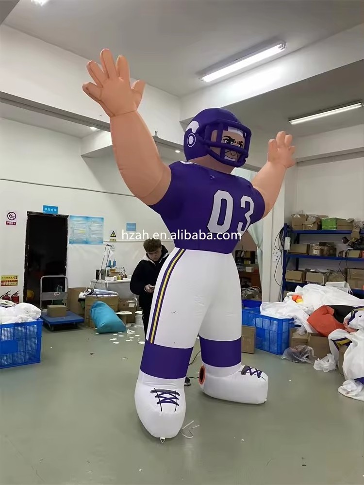 NFL inflatable player lawn figure rugby game events decorating mascot inflatable players model