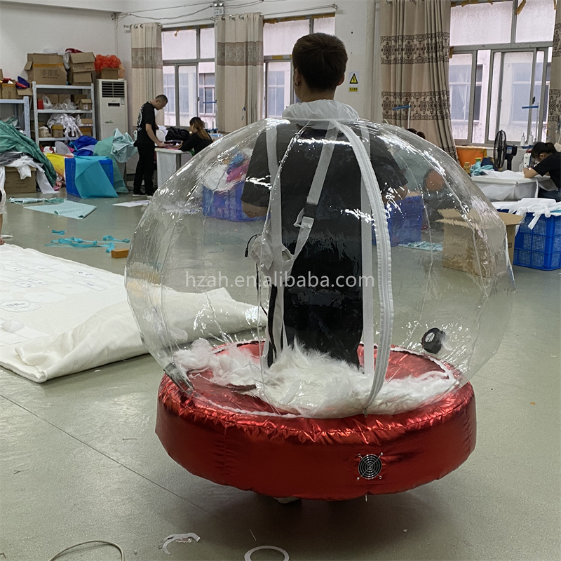 Christmas Inflatable Snow Globe Costume for Holiday Event Props