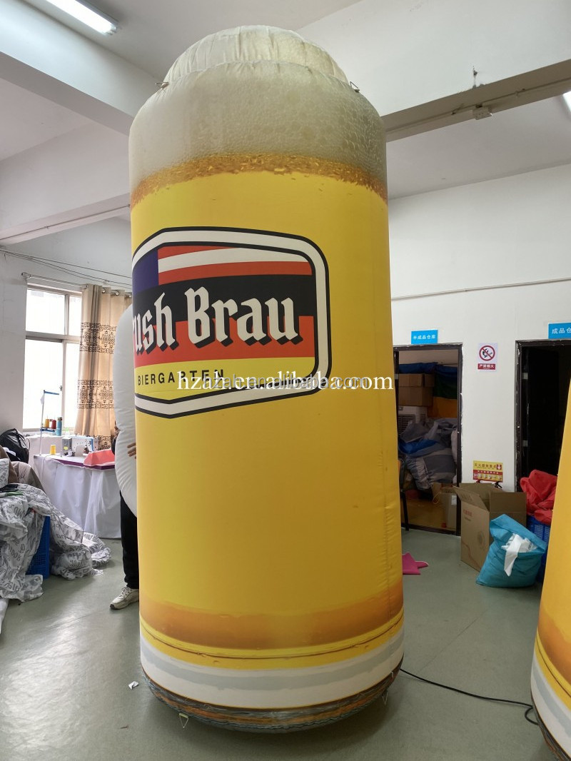 3m Beer Model Advertising Glasses Giant Inflatable Beer Mug for Beer Festival Decoration