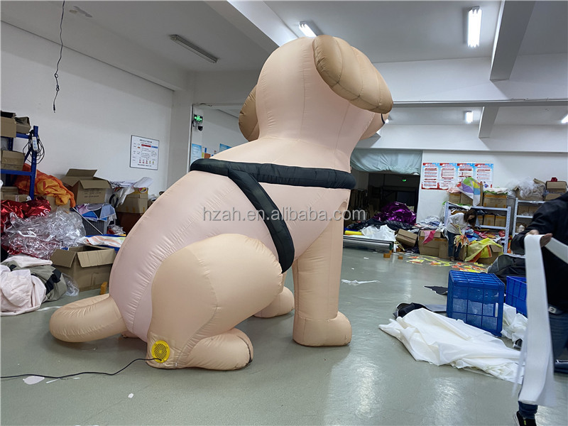 Giant Inflatable Dog Model with LED Lighting for Advertising