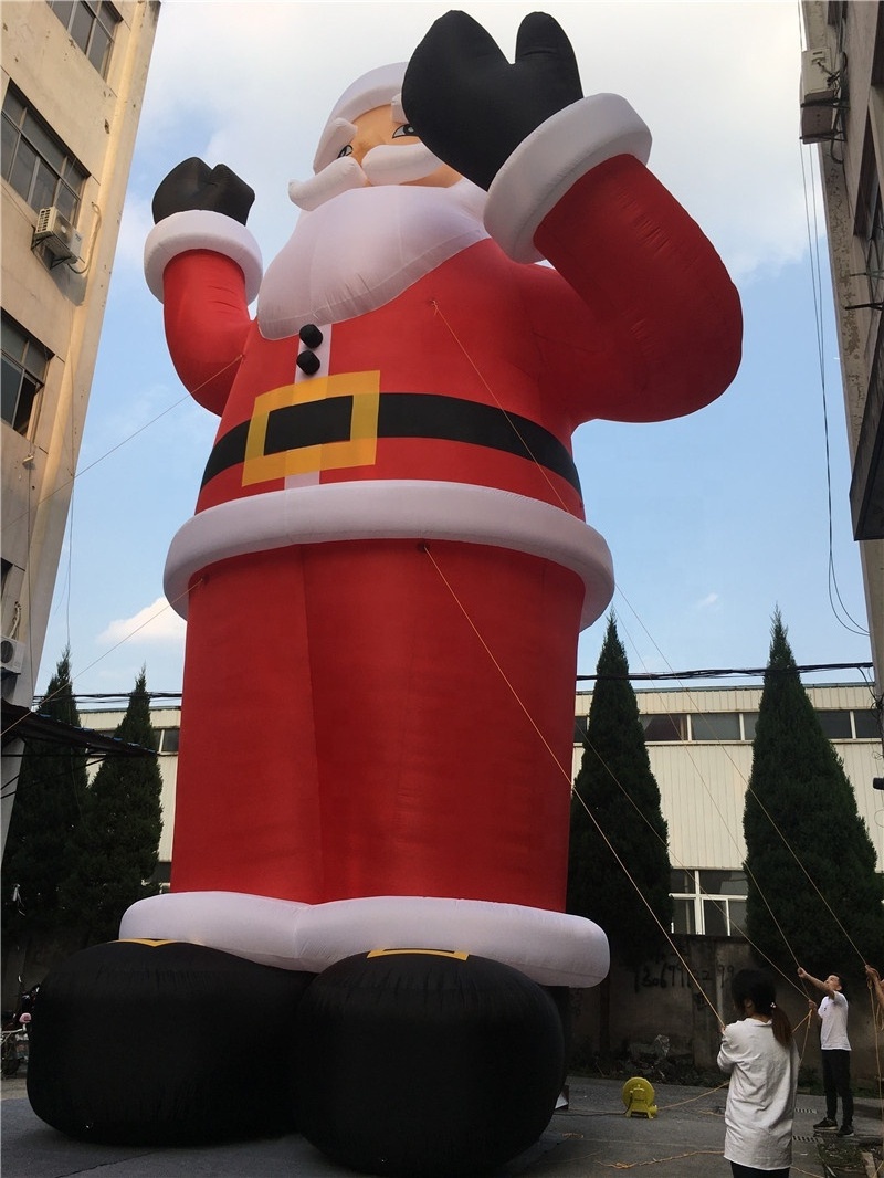 Customized inflatable cartoon large giant inflatable model santa for Christmas advertising decoration inflatable santa