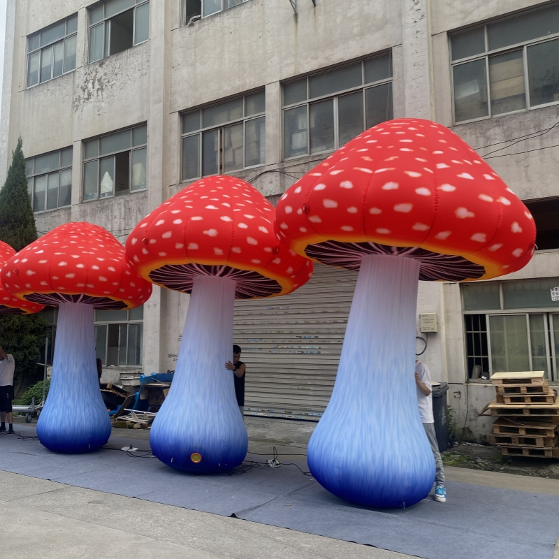 Giant Decoration Inflatable Mushroom Blow Up Mushroom Balloon For Festival Nightclub